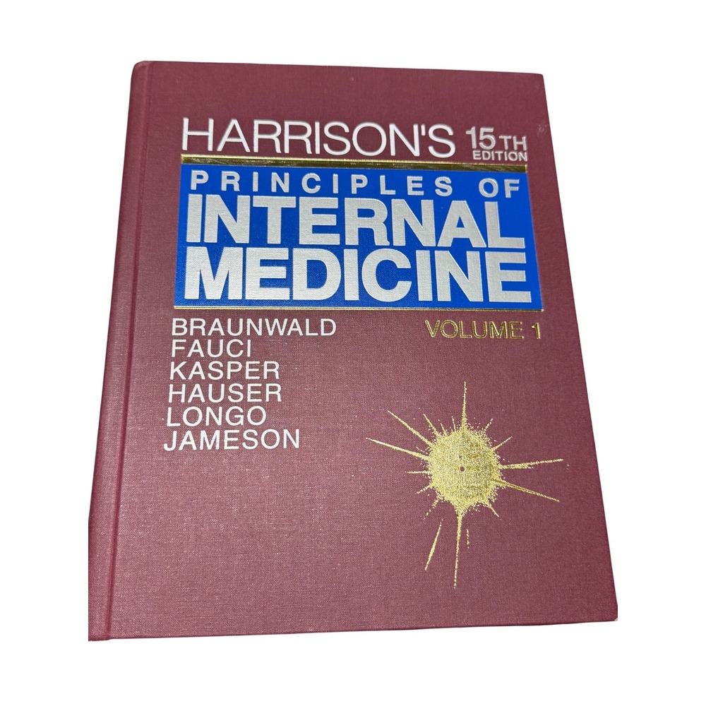 Harrison's Principles of Internal Medicine 15th Edition Volume 1 Hardcover Book
